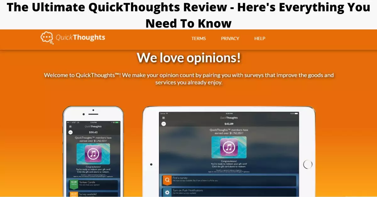 QuickThoughts Review (App) – Here’s What You Need To Know!