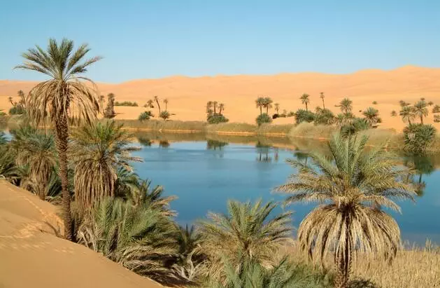 Ubari Lakes Libyan Desert