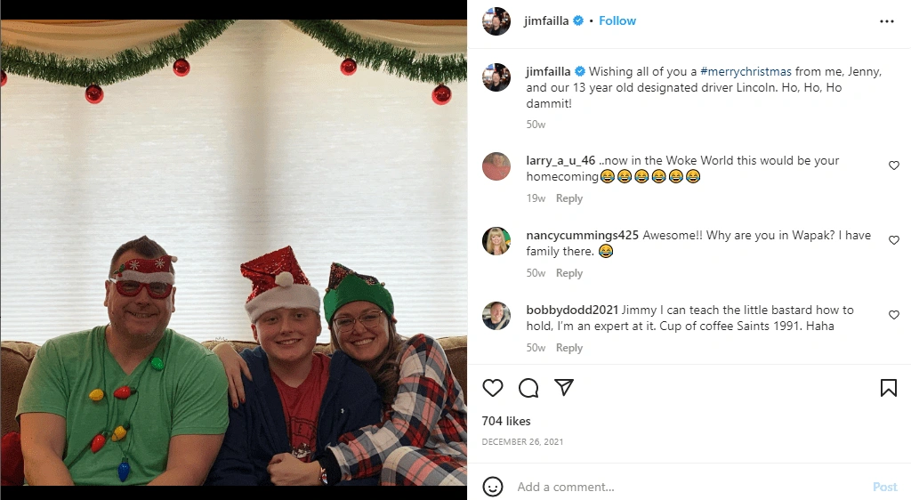 Jenny Failla, Jimmy Failla Wife, Lincoln Failla