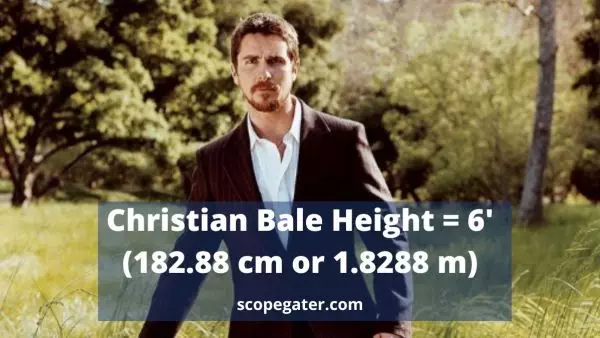 Christian Bale Height and Weight