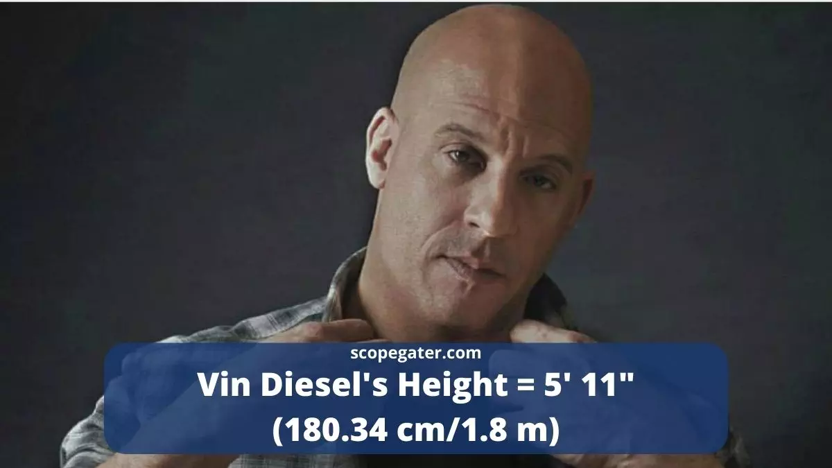 how tall is Vin Diesel height