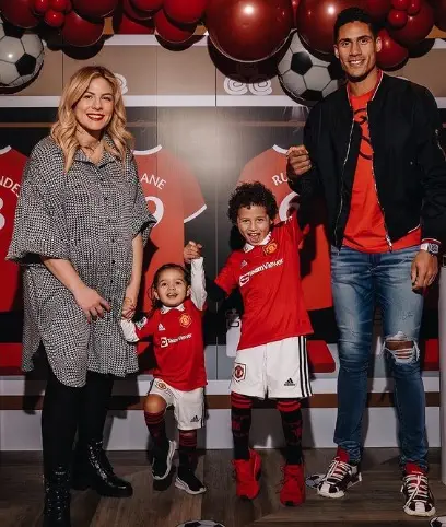 Camille Tytgat, Raphael Varane and their kids